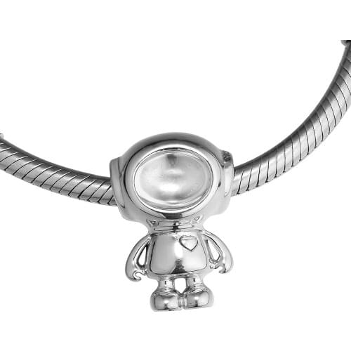 DIY Fits for Pandora Charms Bracelets Cosmo Tommy Astronaut Beads 100% 925 Sterling-Silver-Jewelry Free Shipping