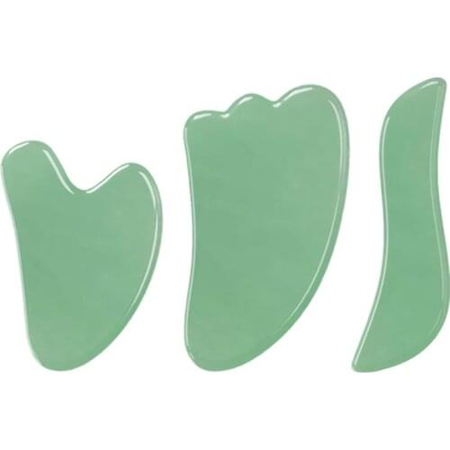 Stone Gua Sha Board Acupuncture Massage Face Lifting Jade Guasha Scraping Facial Gouache Scraper Gouache Scraper Massage Board