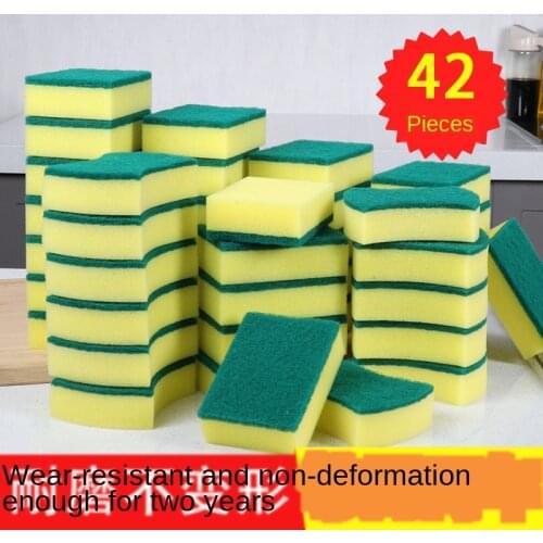 Scouring Pad Spong Mop Emery Spong Mop Magic Sponge Cleaning Wipe Spong Mop Domestic Cleaning Kitchen Cleaning Factory Wholesale