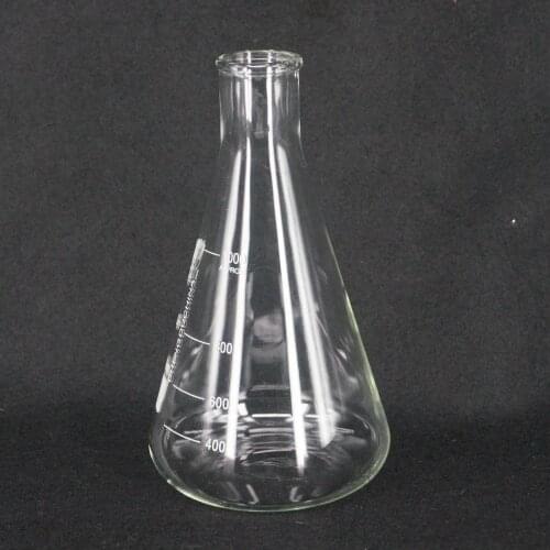 1000ml Narrow Neck Borosilicate Glass Conical Erlenmeyer Flask For Chemistry Laboratory