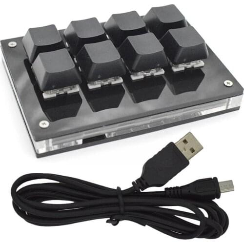 8 Keys Mechanical Keyboard With Software ! Gaming Diy Custimize Programming For Game Keypad Mini Macro Shortcut N2m2