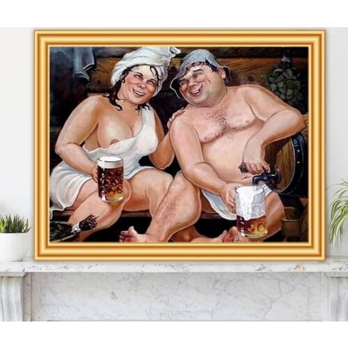 5D DIY Diamond Painting Cartoon "Bathing chart" Cross Stitch Kit Full Drill Square Embroidery Mosaic Art Picture Home Decor Gift