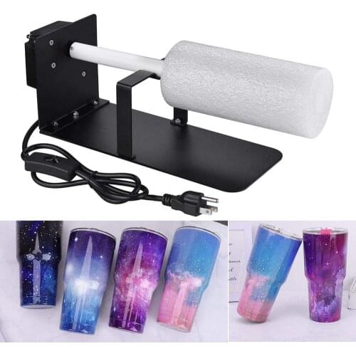 Cup Turner Kit for Crafts Tumbler Electric Spinner Machine with Rotisserie Cup Rotator Tools for DIY Epoxy Crafts Tumbler Cup