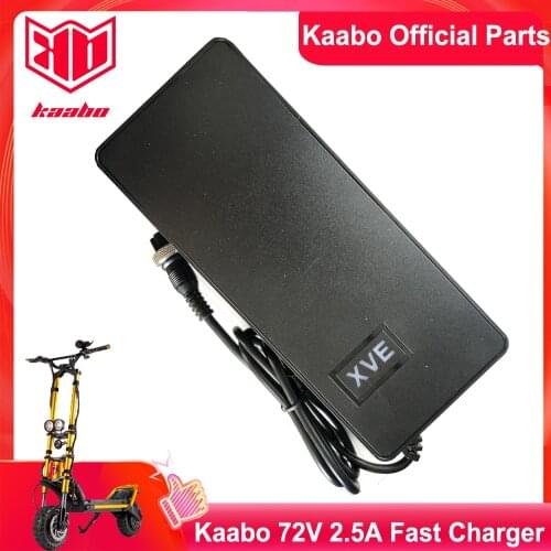 Original Kaabo Charger 72V 1.5A 2.5A Fast Charger Kaabo Wolf King Fast Charger 72V Lithium Battery Faster Charger