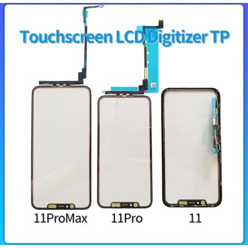 Front Lens Touchscreen LCD Glass Digitizer Panel TP With Frame OCA Glue For iPhone X XS 11 Pro Max XR Repair Refurbish Tested