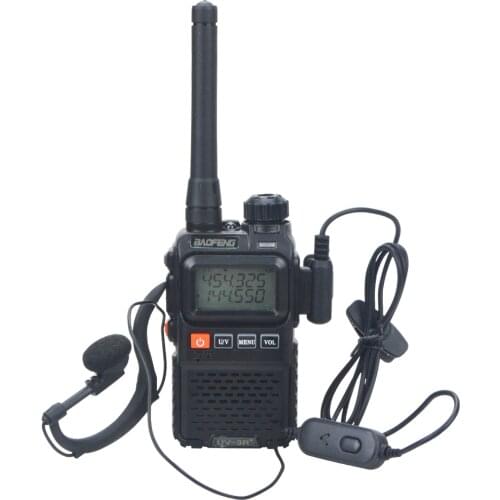 New Arrival Dual Band Mini Pocket two way radio BAOFENG UV-3R+ Plus free shipping