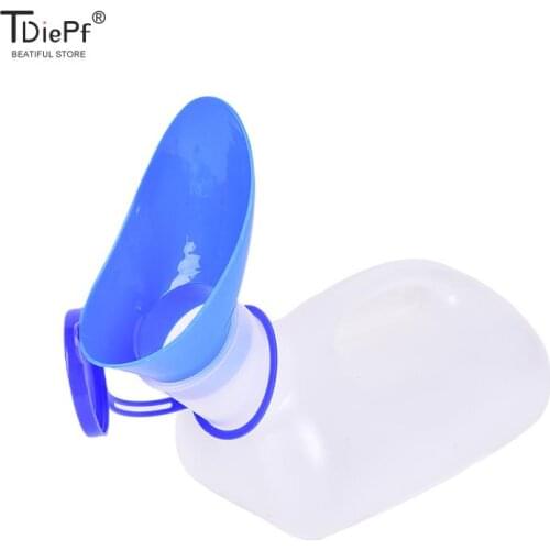 Portable 1L Unisex Female Urinal Toilet Urine Urination Device Bottle Emergency Closestool Outdoor Camping Travel Tool