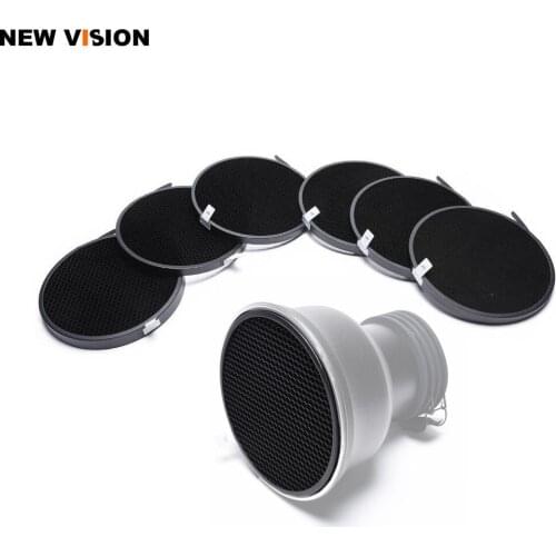 Pro 10 20 30 40 50 60 Degree Honeycomb Grid Kit for Profoto Zoom Standard Reflector 2 II