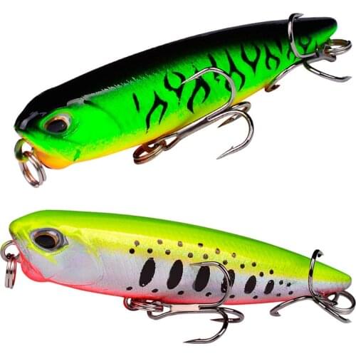 1pc Fishing Lures Good Pencil Bait 8# Hooks 12 Colors Available High Quaity Artificial Lifelike Crankbait Wobbler Fishing Tackle