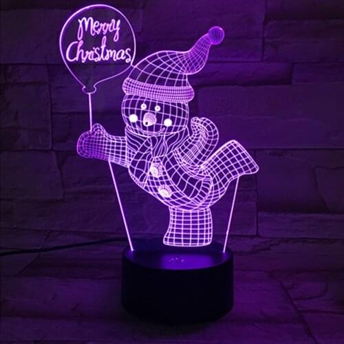 Snow Lamp Lovely Colorful Night Light Girls Birthday Gift ChildrenS Night Light Christmas Balloon Festive Atmosphere Lights