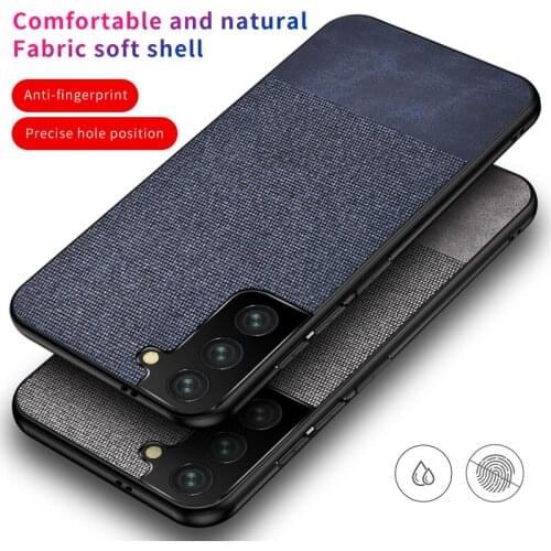 Fabric Soft Rubber All-inclusive Shell For Samsung Galaxy S30 Ultra S21 Plus Choose At Will Between PU + Cloth And All Cloth