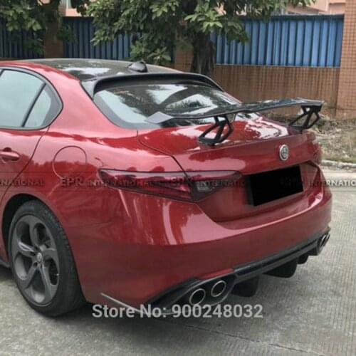For Alfa Romeo GIULIA giulia 2017-2018 GT Carbon Spoiler Wing Trunk Lip Boot Cover Car Styling