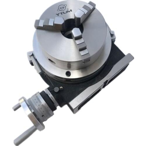 Milling machine Vertical and horizontal dual-purpose indexing plate with chuck milling machine rotary table