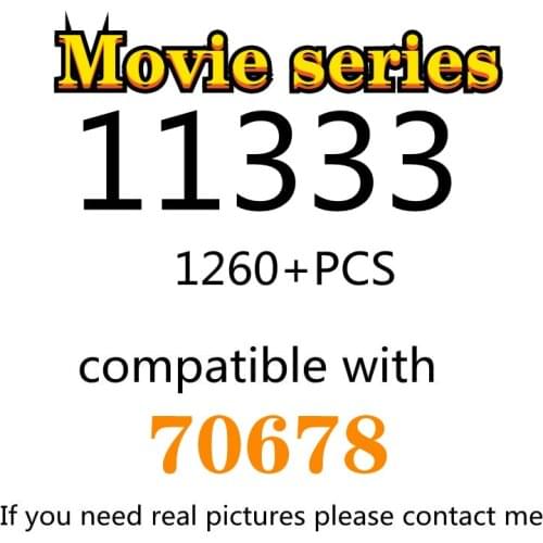 1260PCS 11333 Building Block Toy Movie Series 70678 Assembled Building Block Childrens Toy Gifts