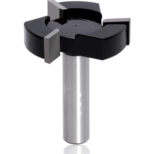 CNC Spoiler Surface Milling Cutter,1.27 cm Shank, 5.08 cm Cutting Diameter, Slab Flat Milling Milling Planer,Router Bits