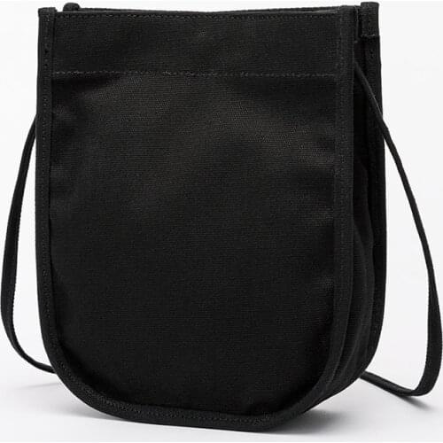 Canvas Messenger bag female ins student female simple wild art small fresh bag bag small square bag