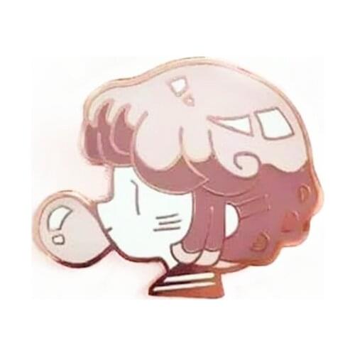Kawaii Gorgeous Girl Pastel Hard Enamel Pin Cartoon Pink Bubblegum Kaia Badge Fashion Lapel Backpack Brooch Unique Gift
