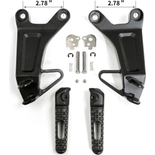 Motorcycle Rear Passenger Footrest Foot pegs Set For Honda CBR600RR CBR 600 RR 2003-2004