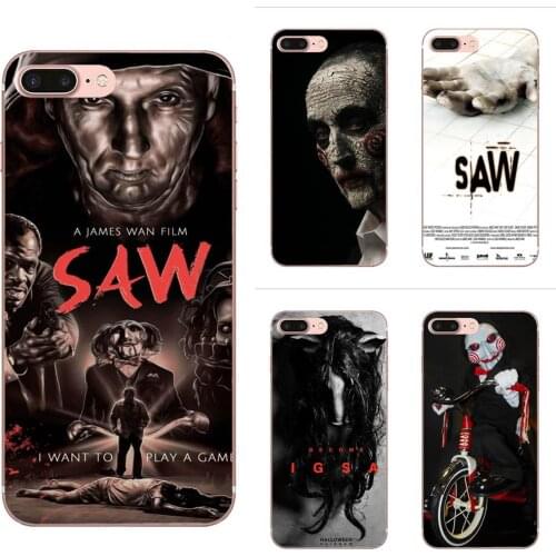Soft Silicone TPU Transparent New Style Unique For HTC U11 Life Capa U11 Plus U 11 U12 Life Saw Leigh Whannell Horror Movie