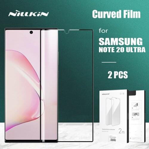 Nillkin for Samsung Galaxy Note 20 Ultra 2pcs Impact Resistant Curved Film Full Cover Screen Protector for Samsung Note 20 Ultra