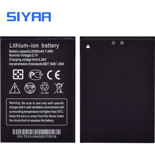 Original SIYAA Battery W200 BL-06 BL-08 W100 For THL W200 W200S W200C T6S T6 Pro 2015 2015A W100 W100S Li-ion BL 06 BL08 Bateria