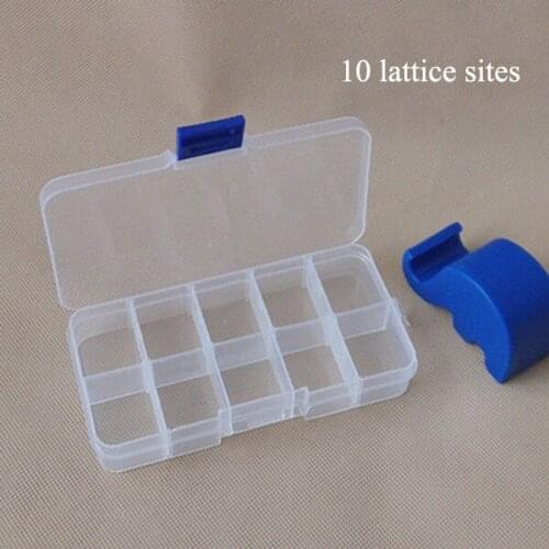 Practical Plastic Compartment Storage Jewelry Beads Box Case Holder Craft Organizer can CSV