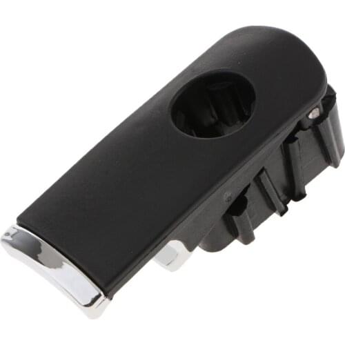 Glove Box Lid Handle with Lock Hole for Audi A4 B6 B7 LHD (Black)