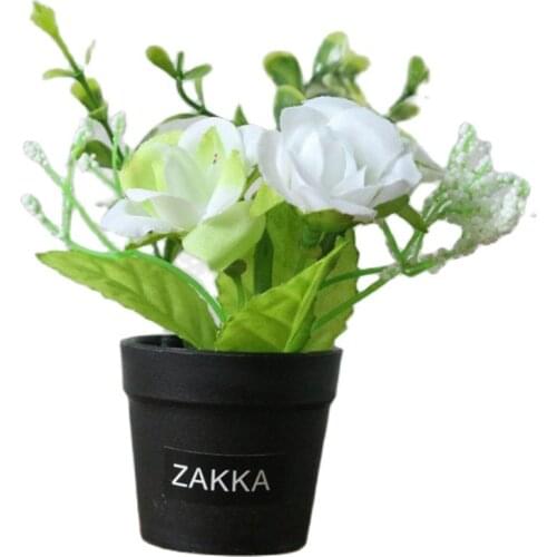Decorative Flowers Artificial Bonsai Wedding Table Decor Plastic Plants Indoor Cute Room Decor Ornaments Farmhouse