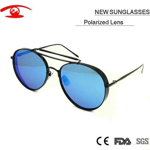 SORBERN New Luxury Fashion Metal Round Frames Polarized Sunglasses Mirror Lens Vintage Women Men Gentle Glasses Oculos De Sol