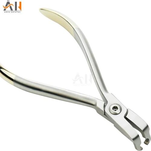 Dental Bracket Removing Pliers for Posterior Teeth Stainless Steel Orthodontic Tools Forceps Dentist Pliers