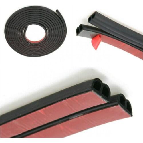 1 Meter Car Door Seal Strip Rubber Noise Insulation Weatherstrip Soundproof Car Seal Strong adhensive