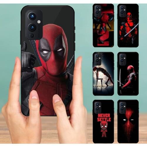 High Quality Phone Mobile Case for One Plus 9Pro 9R 7T PRO 5T 6 5 Deadpool Marvel Original