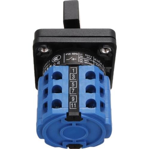 1pc 4 Positions Rotary Cam Switch LW28-20 Changeover Switch with Screws 660V 20A Useful Tool