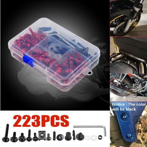 223 PCS Motorcycle Fairing Screw Bolt Kit Fastener Clip Fit For XP 500 530 560 TMAX 560 Tech MAX T-MAX 530 T-MAX500 T-MAX 560