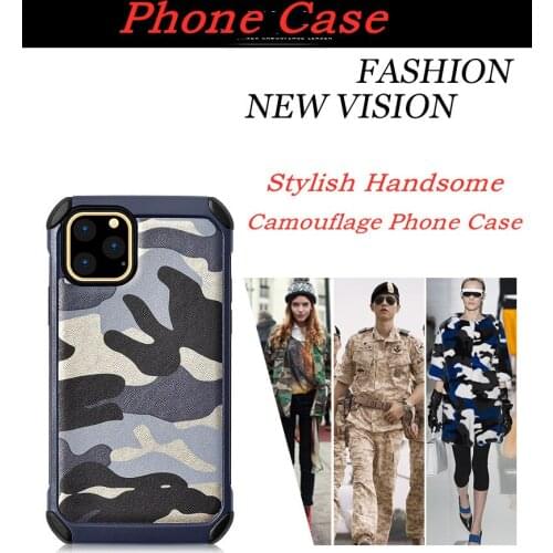 KQJYS Army Camo Camouflage Case For iPhone 7 8 Plus 12 11 Pro X XS XR Shockproof Armor Case For iPhone 11 12 Pro Max Back Cover
