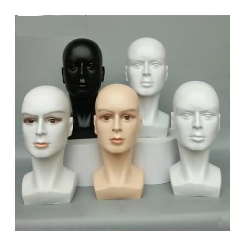 Free Shipping!! Fashion Hot Sale Male Plastic Head Mannequin Head Model On Sale