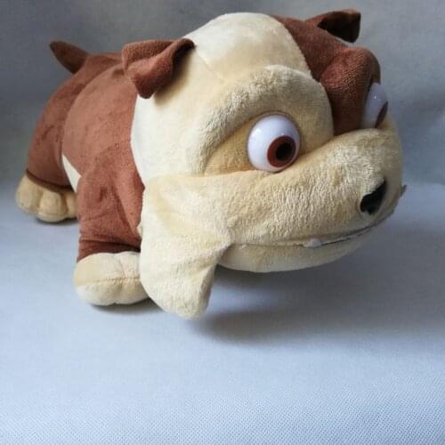Large 40cm lovely dog cartoon bulldog plush toy, soft doll throw pillow birthday gift h2549
