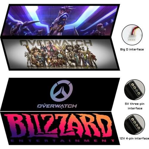 PC Case Lighting Panel DIY ARGB Customization Case Side GPU Backplate Panel Chassis light board For Gamer DIY Customized