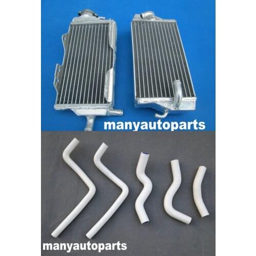 GPI FOR Honda CR125/CR 125 R/CR125R 2-stroke 2000 2001 aluminum alloy radiator & white hose