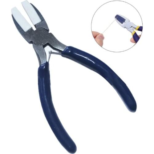 Nylon Head Steel Jaw Pliers for Beading Looping Shaping Wire Jewelry Making Tool N0HE