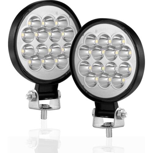 2 PCS 42W New Led light bar Led bar 14barra Square Spotlight Off road LED work light 12V 24V For Car Truck 4X4 4WD Car SUV ATV