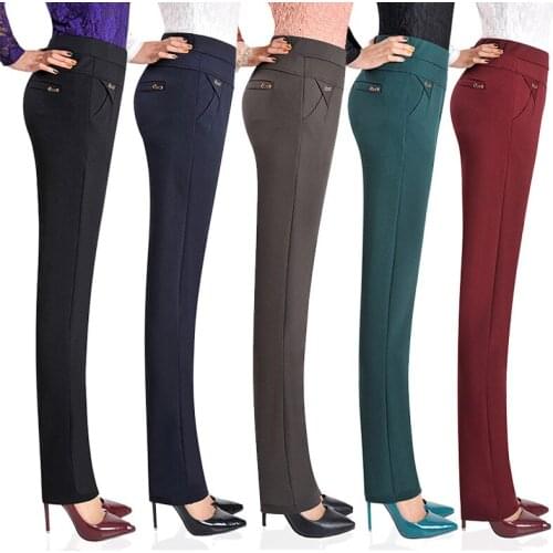 Женские прямые брюки Lancifolium China At AliExpress