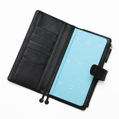 Amnery Leather Refillable Journal Cover with A6 Refill Also Suitable for Hobonichi Weeks