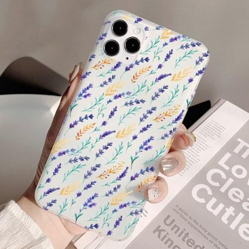 Watercolor Small Flowers Case For Samsung Galaxy A50 A60 A70 A10 A20 A30 A40 A50S A30S Pattern Soft Silicone Protect Back Cover