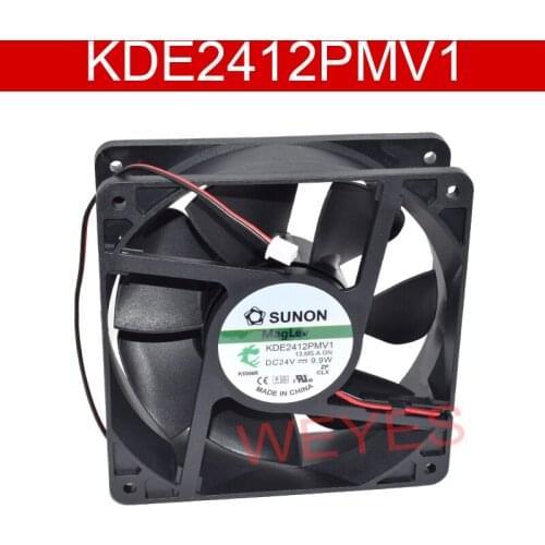 New For SUNON KDE2412PMV1 13.MS.A.GN DC24V 9.9W Two Lines Cooling Fan