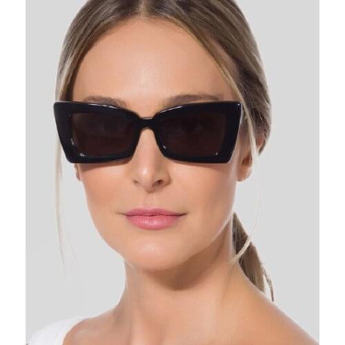 2021 new trendy square outdoor sunshade anti-ultraviolet eye protection sunglasses, European and American fashion butterfly catw