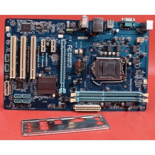 Original motherboard for Gigabyte GA-P61-S3 LGA 1155 DDR3 I3 I5 I7 32nm 16GB USB2.0 P61-S3 H61 Desktop motherboard