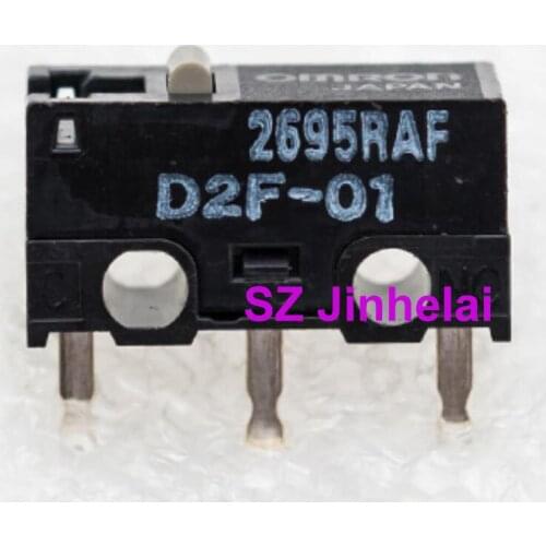 10pcs OMRON D2F-01 Authentic original BASIC SWITCH,Mouse Micro switch