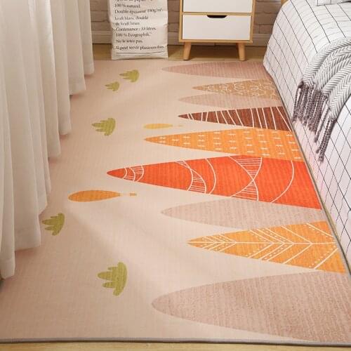 Custom Ins Style Girl Bedroom Carpet Bedside Mats Girls Room Can Sleep Under The Bed Can Sit on The Home Balcony Mat