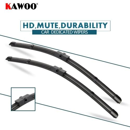 KAWOO 2pcs Car Wiper Blade 26"+17" For Ford For Focus 2 (2005-2011) Auto Soft Rubber Windcreen rear Wiper Blades Car Accessorie
